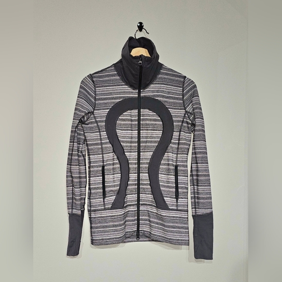 Lululemon In Stride Jacket Strata Stripe Size 6 Women's - Picture 2 of 8